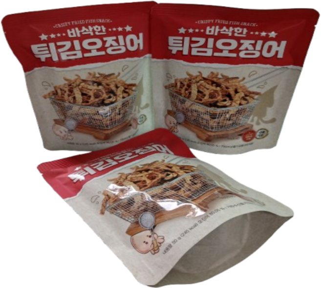 몽글몽글마켓 바삭한 튀김오징어, 1개, 50g