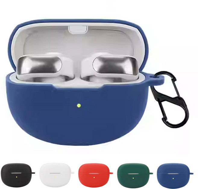 보스 울트라 오픈 이어버드 호환 실리콘 소프트 케이스 커버, 네이비, 1개, Ultra Open Earbuds