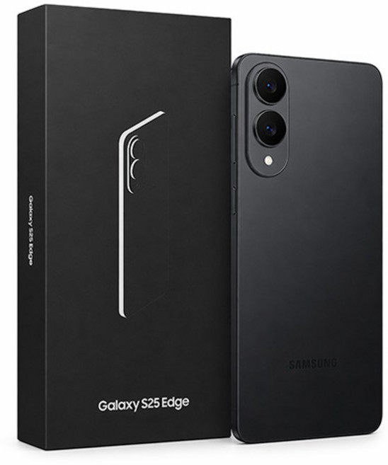 삼성전자 갤럭시 S25 Edge 자급제 SM-S937N, 티타늄 제트블랙, 256GB