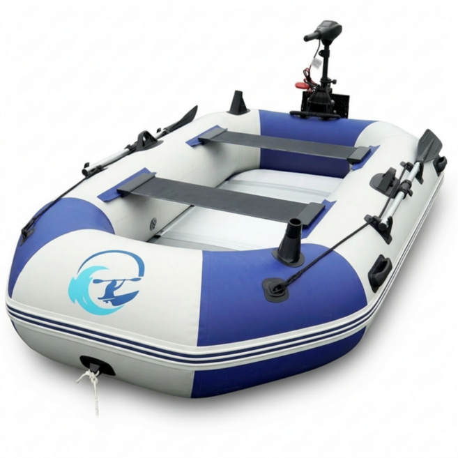 뚱뚜봍뜨리 유럽에서 안전 인정한 두꺼운 고무보트 바다 물놀이 민물 낚시 고무 보트 레저 미니 2인용 4인용