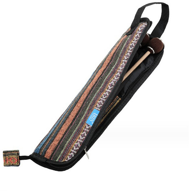 IR 드럼스틱 가방 케이스 히피 스타일, 1개