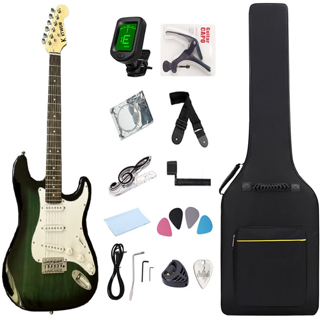 케이투엠 입문용 일렉 기타, 그린, 1개