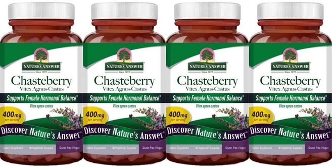 네이처스앤서 체이스트베리 바이텍스 아그누스 카스투스 400mg, 90정, 4개, 90정 - 쿠팡