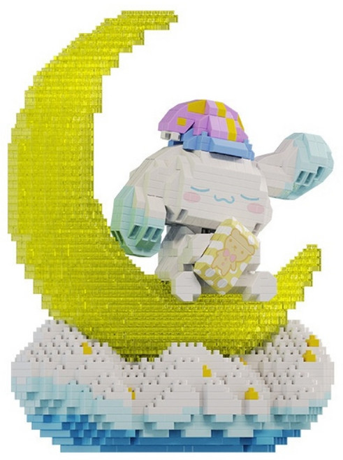 BEACON 나노블럭 미니블럭 왕귀시리즈, 01.대형 달님왕귀, 1개