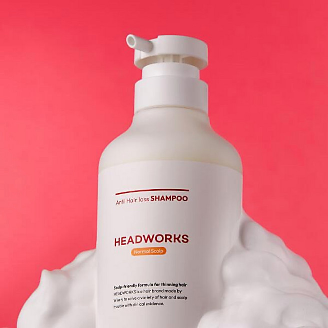 바이오틴 탈모 샴프 지루성두피염 샴푸 커피 헤드웍스 500ml, 1개