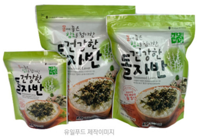 [주식회사 유일유통] 대국식품 함초돌자반 김자반 500g 3봉, 3개