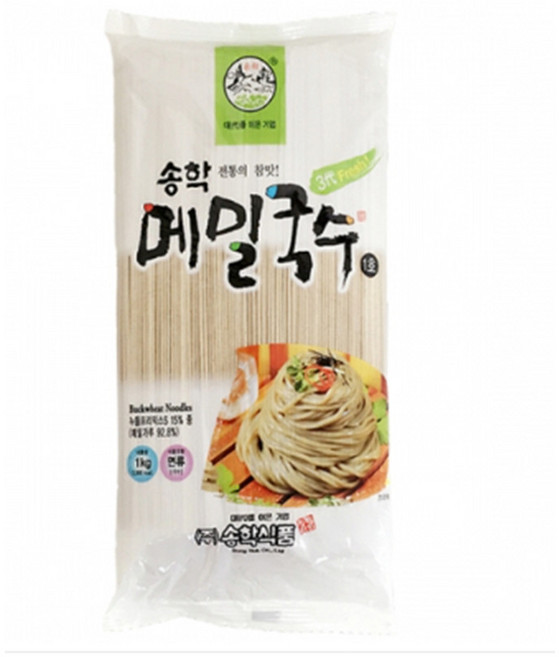 송학식품 건메밀국수 OPP, 15개, 1kg