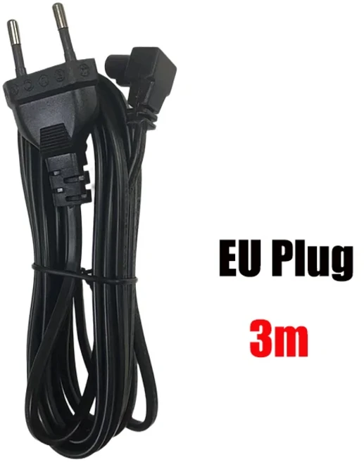 HY300 프로젝터 1.2m 3m 기존 확장 전원 코드 AC 케이블 연장 EU 플러그, 01 EU plug 3m