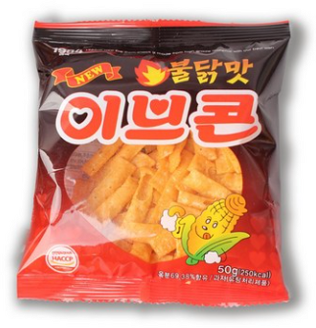이브콘 불닭맛 50g 유통기간 8월01일 임박제품, 10개