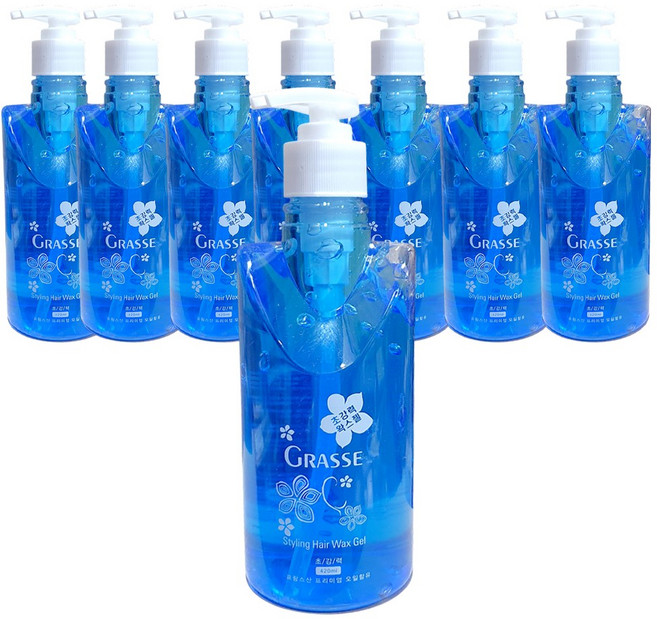 그라쎄 초강력 헤어왁스젤, 8개, 420ml