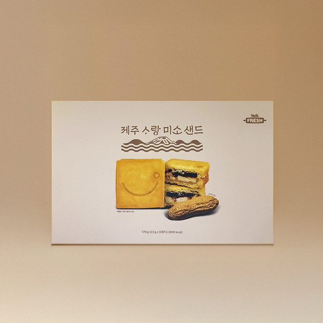 metafresh 제주 소랑 미소 샌드 8p, 1개, 176g