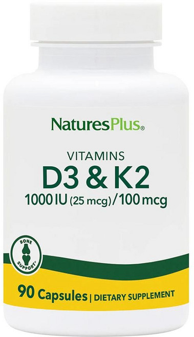 네이처스플러스 비타민D3 플러스 비타민K2 캡슐 90정, 1개