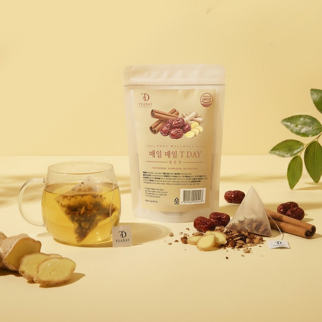 더은은 삼온차 티백 몸이 차가울 때 마시는 따뜻한 티백 차 30개입, 30 티백, 1개