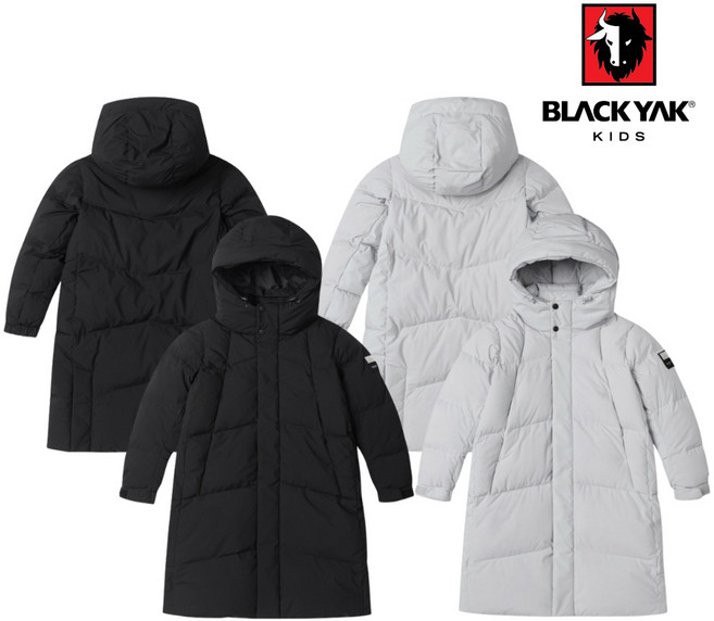 블랙야크키즈 패딩 롱다운 아동 테디 겨울 스키 여행 롱패딩 점퍼 파카