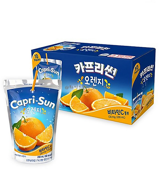 기타 카프리썬 오렌지 200ml x 20입 (10입x2박스), 20개
