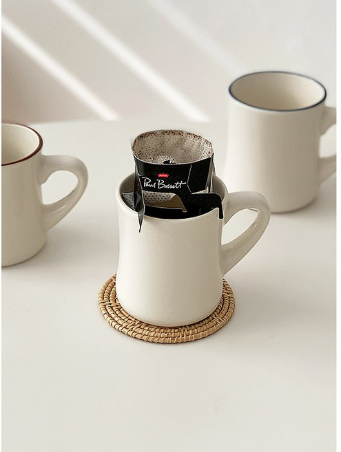 라쿠스 뉴욕 장구 카페 오목 장구 머그잔, 무지