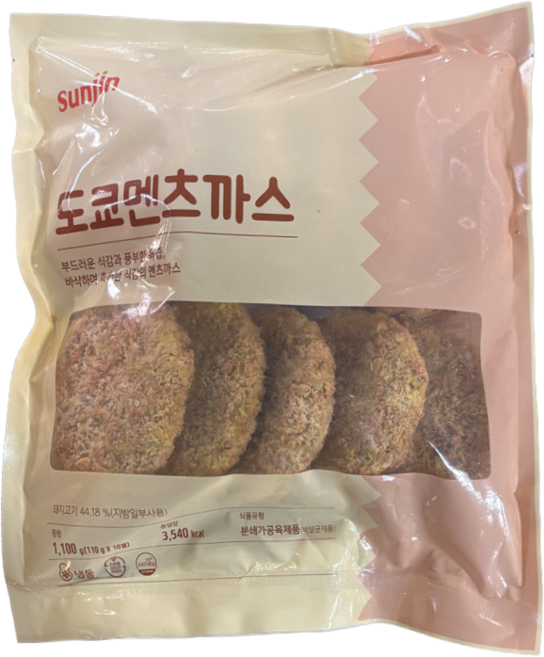 [마켓알토] 선진 도쿄멘츠까스 1.1kg (110G x 10ea)