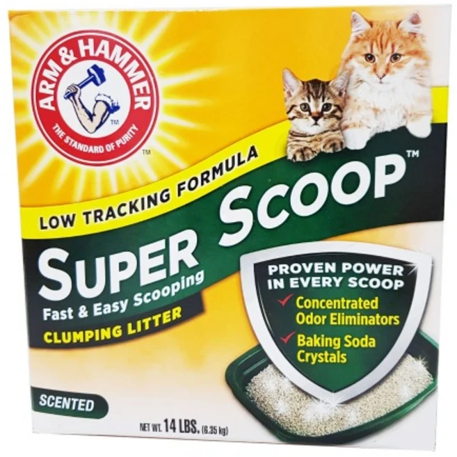 암앤해머 슈퍼스쿠프 클럼핑 리터, 6.35kg, 1개 - 쿠팡