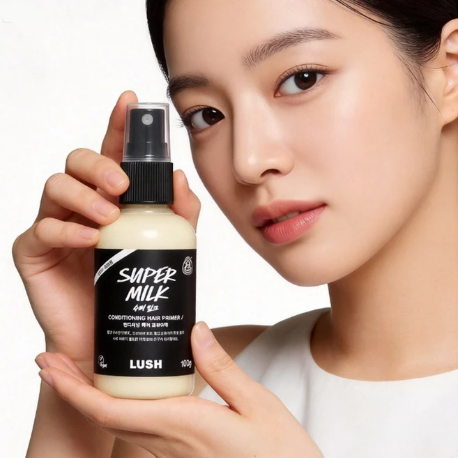 러쉬 수퍼 밀크 컨디셔닝 헤어 프라이머, 100g, 1개 - 쿠팡