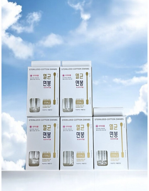 멸균 면봉, 30매, 5개