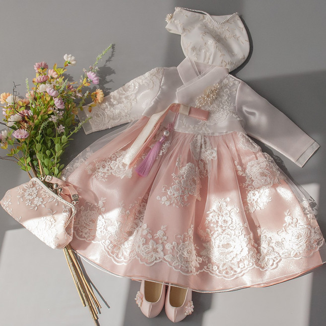 루아 여아 소피 드레스 한복 (1-12호)-치마2색-택1