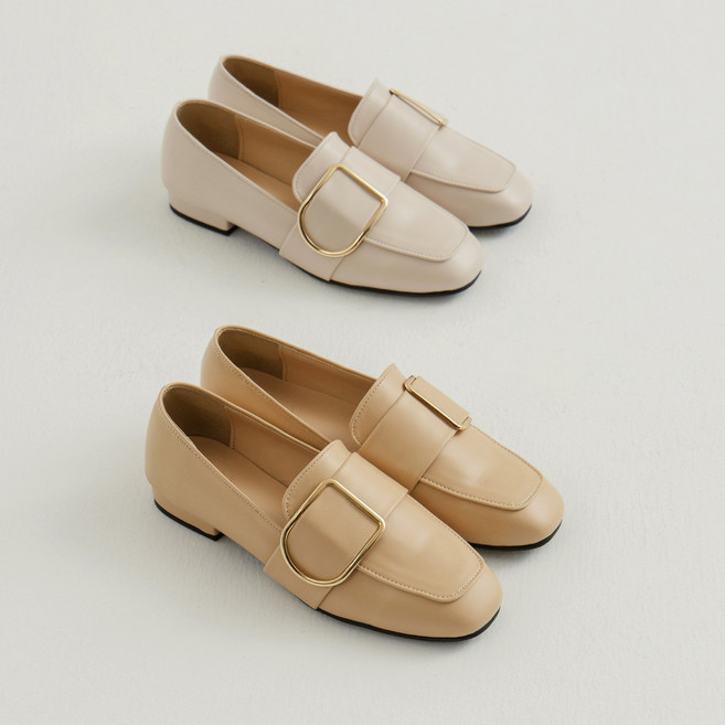 소보제화 르베리 스퀘어 여성 발편한 단화 로퍼 2cm