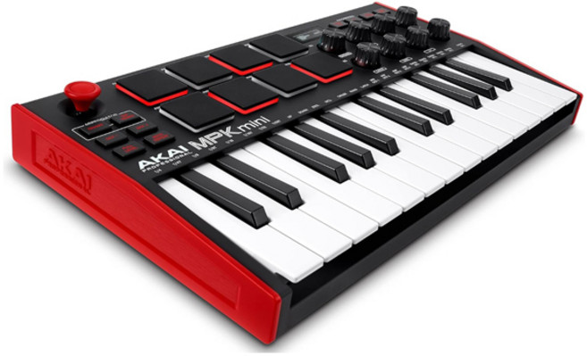 Akai 아카이 MPK Mini Mk3 키보드 25건반 스탠다드, 1개