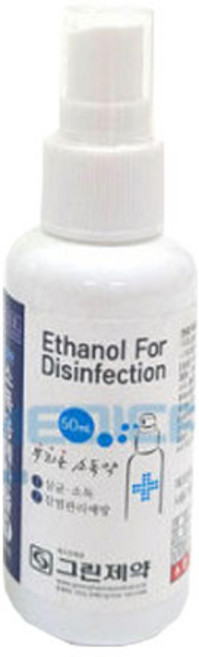 그린제약 소독용 에탄올 스프레이 60ml, 1개