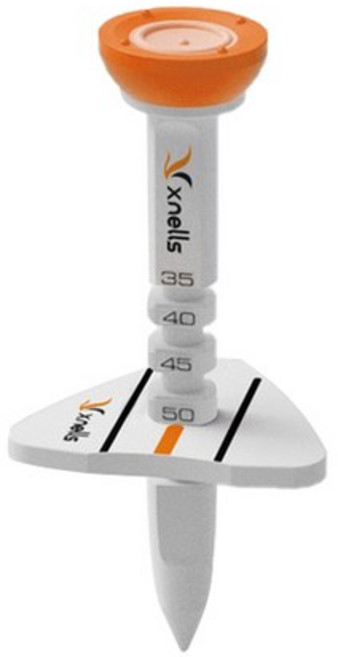 엑스넬스 에이밍 높이조절 컨트롤 골프티, 오렌지, 2개