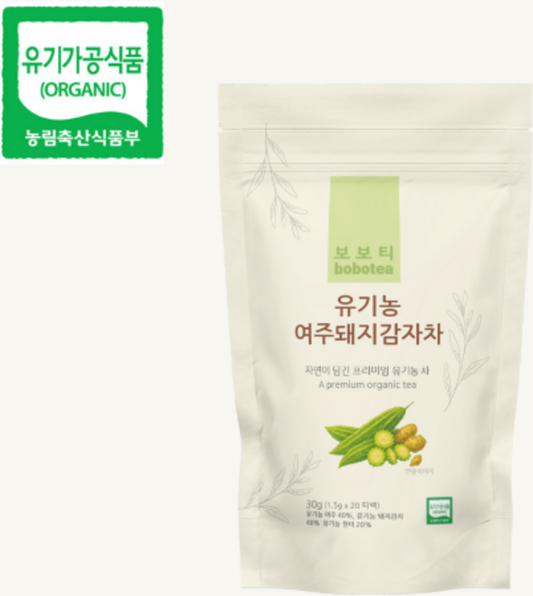 보보티 유기농 여주돼지감자차, 1개, 20개입, 1.5g