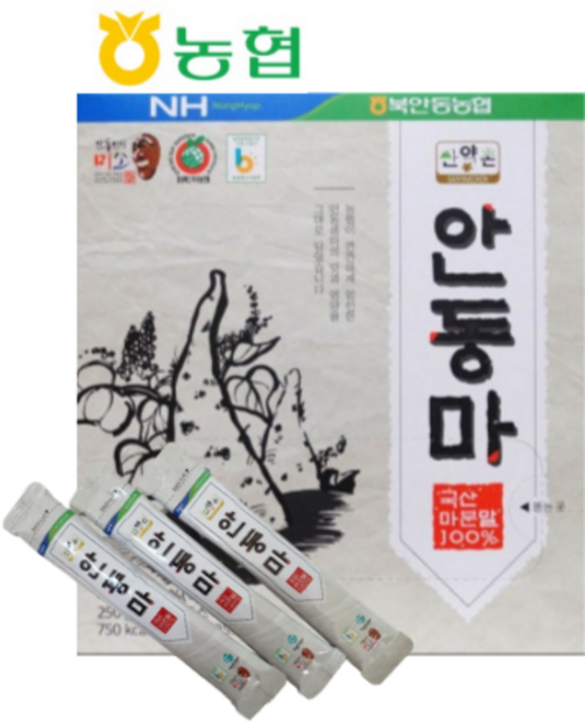 산약촌 안동마 분말 스틱, 250g, 1개