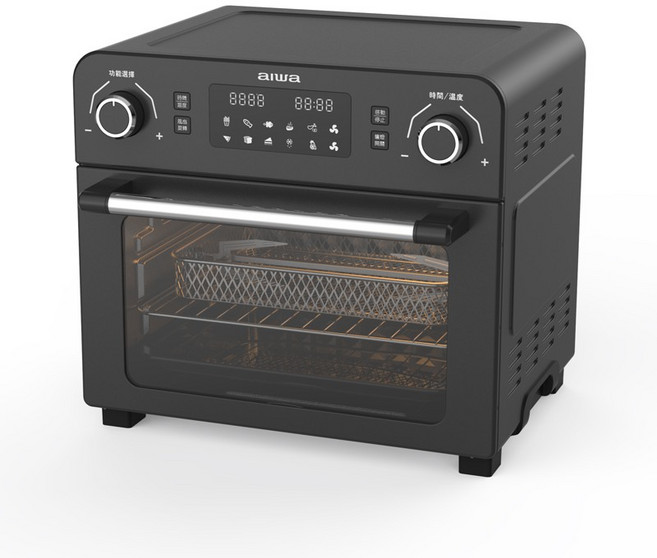 AIWA 愛華 23L多功能氣炸烤箱 AF-023T, 黑色