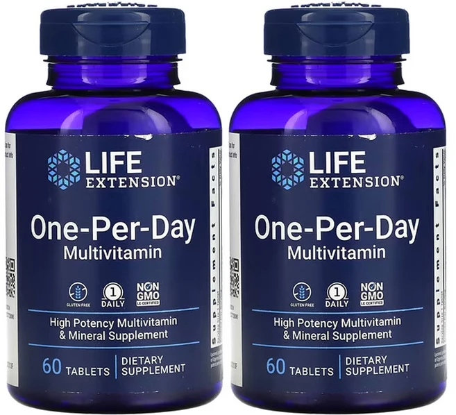 라이프익스텐션 원 퍼 데이 종합 비타민 60정, 2개 - 쿠팡