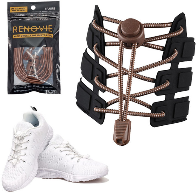 레노비 원터치락 매듭없는 신발끈 클립