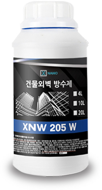 엑스나노 수성침투성방수제 1리터 방수액 건물외벽, 1개