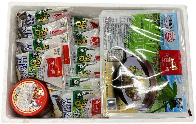 (합천) 녹차냉면 2K + 꿩육수 10개 + 비빔양념장500g 세트 ( 냉동포장 + 아이스팩 포함 ), 2kg, 1개