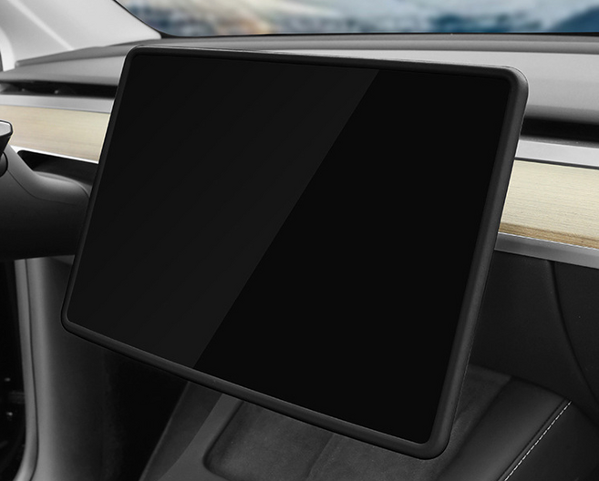 테슬라 모니터 디스플레이 커버 실리콘 액정 보호 모델Y 모델3 주니퍼 하이랜드, 블랙, 기타