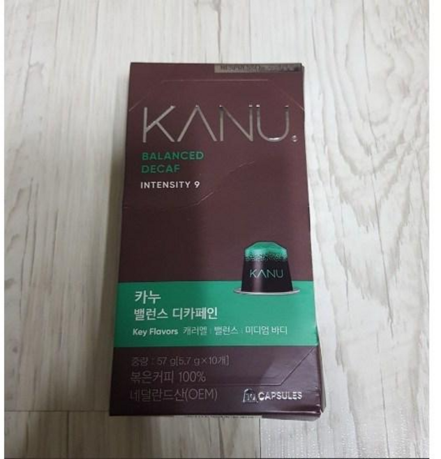 카누 밸런스 디카페인 네스프레소 호환 캡슐 커피, 5.7g, 10개입, 3개