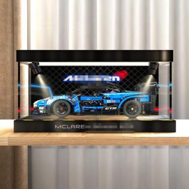 레고 테크닉 맥라렌 세나 GTR 42123 아크릴 디스플레이 케이스 장식장 진열장, 1개