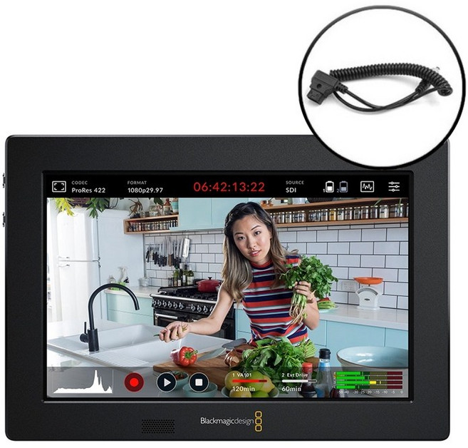 BlackmagicDesign Video Assist 7" 3G (D-TAP 케이블 포함) / 블랙매직디자인 비디오 어시스트 모니터 7인치 3G