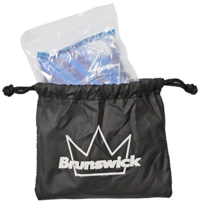 브런스윅 칼라 로진백+파우치 볼링 볼링용품, 블랙, 1개