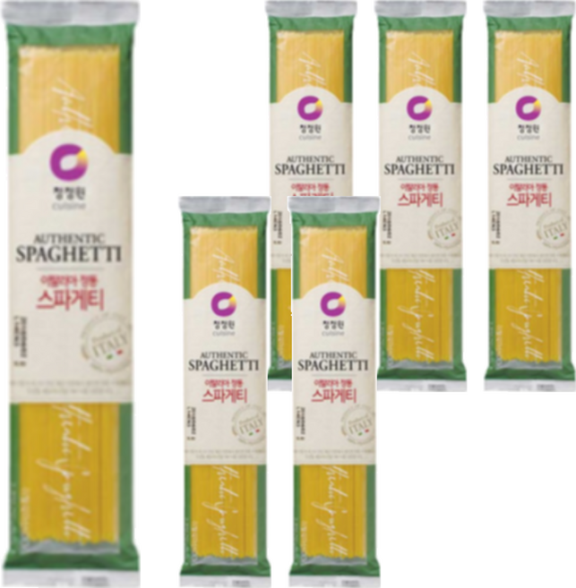 청정원 스파게티면 250g, 6개
