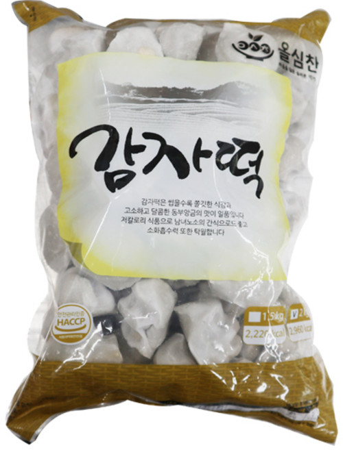 올심찬 감자떡2kg 1개, 2kg