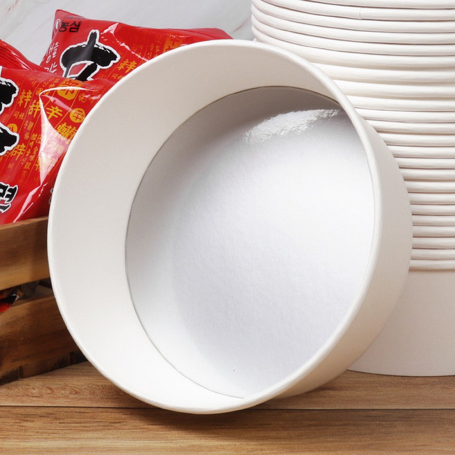 1600 인덕션 라면용기 종이용기 소량, 1개, 50개