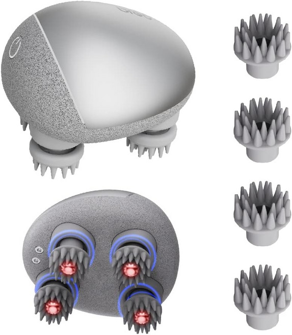 브레오 breo 전동 두피 마사지기 스칼프 미니 2 헤드 스파 브러시