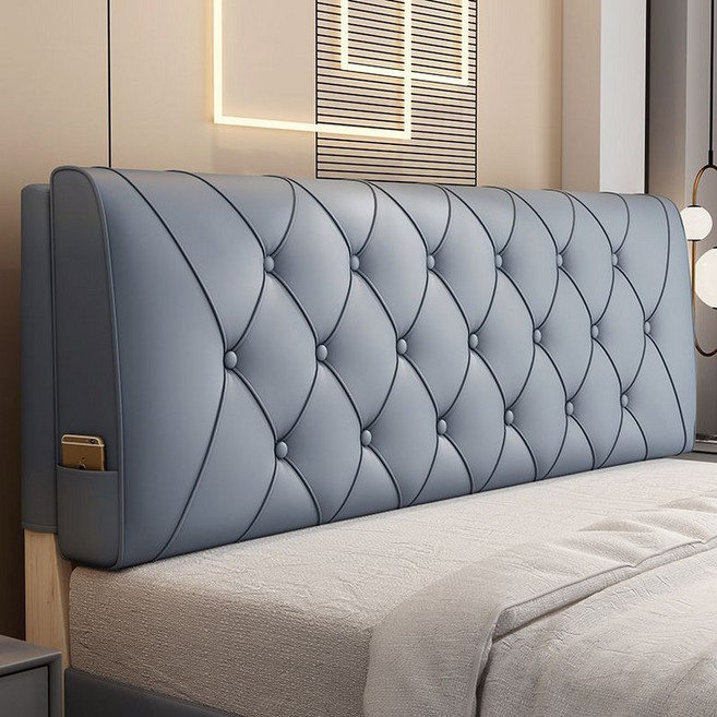 쿠션 침대 프레임 받침대 등받이 커버 인테리어 대형 북유럽 침실 리폼