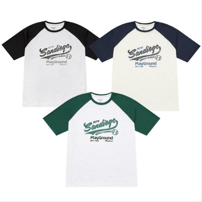 행텐주니어 모다부평 행텐주니어 배색 나그랑 그래픽 반팔티셔츠/14520-031-404-31_BP