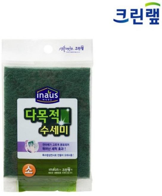 크린랩 다목적 수세미 소 11.5x15cm, 1개입, 1개