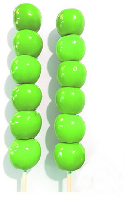 대형 탕후루 모형 소품 장식 지름 업소용 과일 딸기 가게, 녹색 과일 6 직경 3.5cm