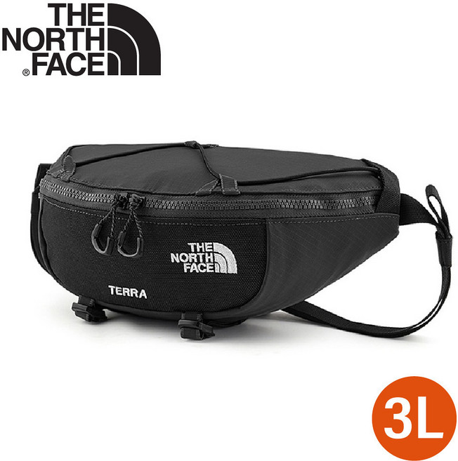 The North Face TERRA LUMBAR 3L 腰包《黑》, 1個, OS, 黑
